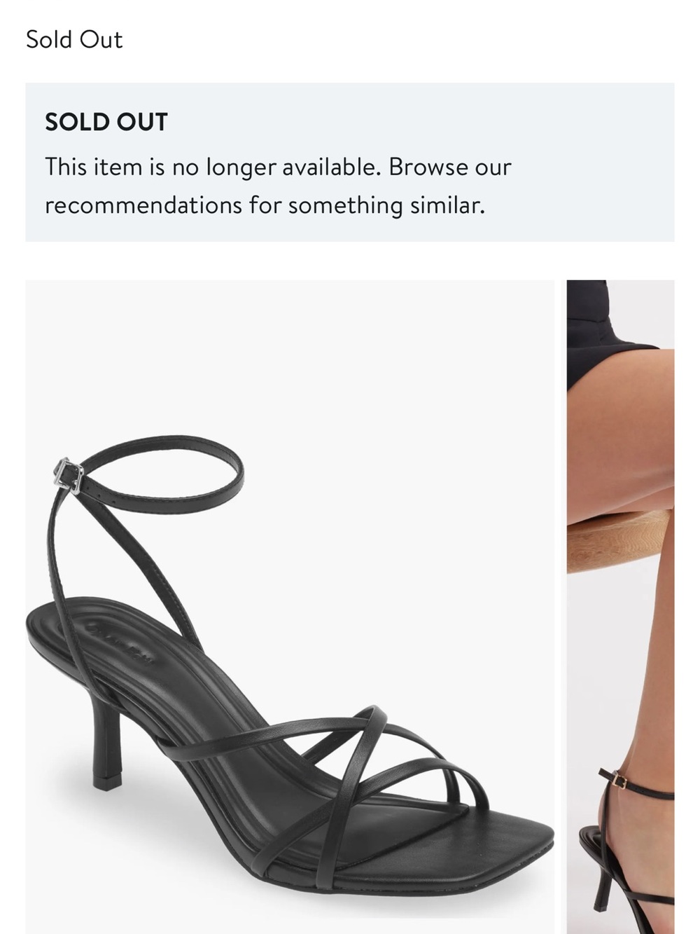 Remington Ankle Strap Sandal Heel
